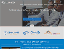 Tablet Screenshot of ccsoncology.com